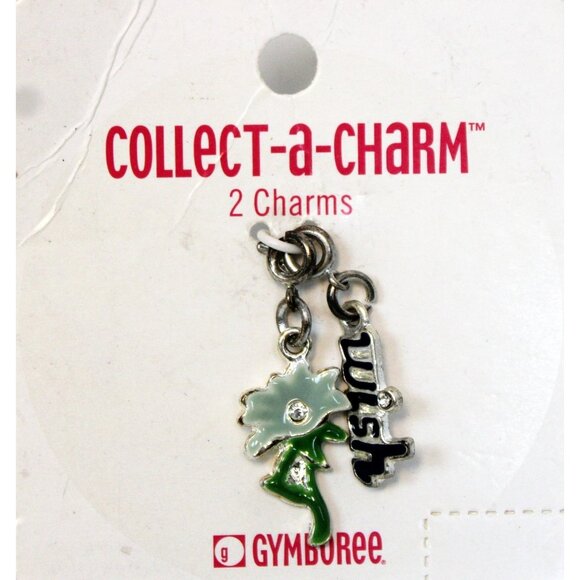 NWT 2004 Gymboree Dandelion Wishes Bracelet Charm Beads Spring Clasp Flower - Picture 1 of 2